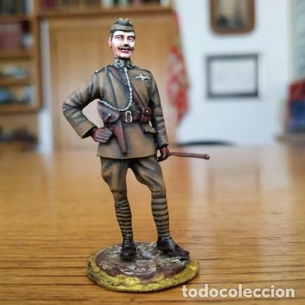 Juguetes Antiguos: SOLDADO DE PLOMO - 54 MM - WWI: OFICIAL, PILOTO DE LA RAFF - SCALE LINK - 54MM