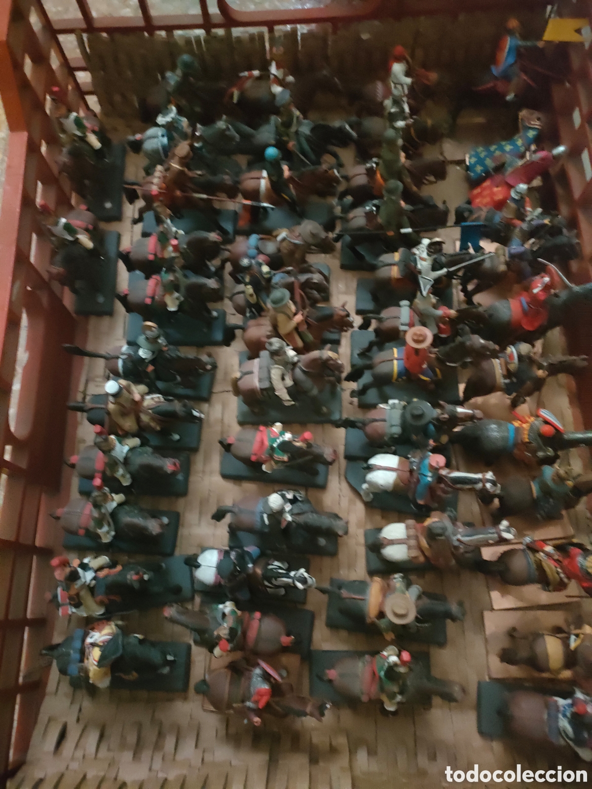 Juguetes Antiguos: Caballeros con sus soldados de plomo