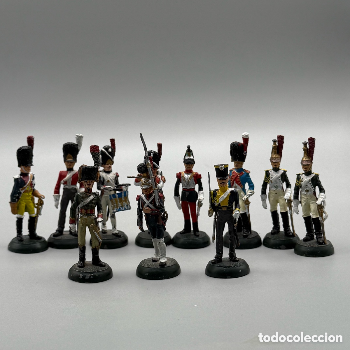 Juguetes Antiguos: Colecci&oacute;n 11 soldados de plomo guerras napole&oacute;nicas Almirall Palou