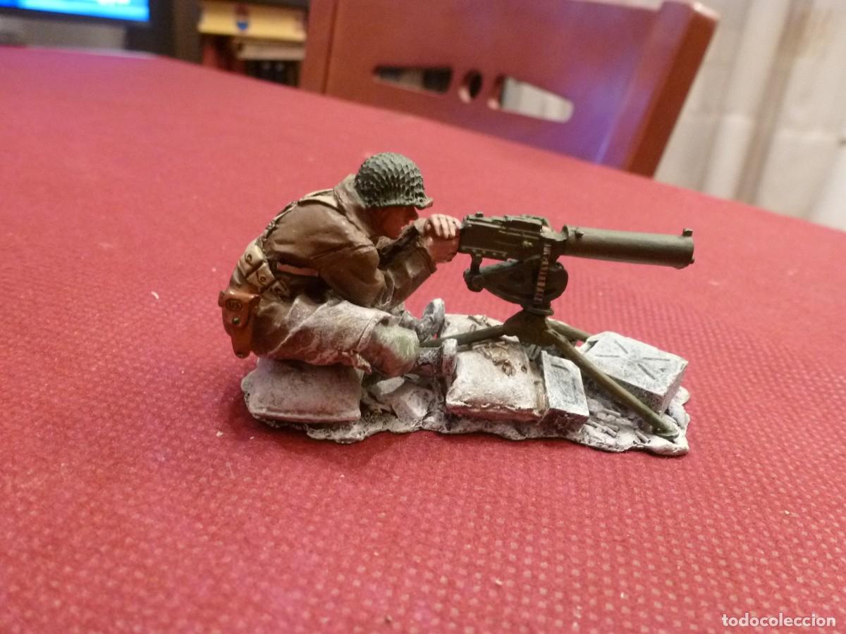 Juguetes Antiguos: KING&COUNTRY-ESCALA 1/30-METAL PAINTED.SOLDADO U.S.A. II GUERRA MUNDIAL EN EUROPA