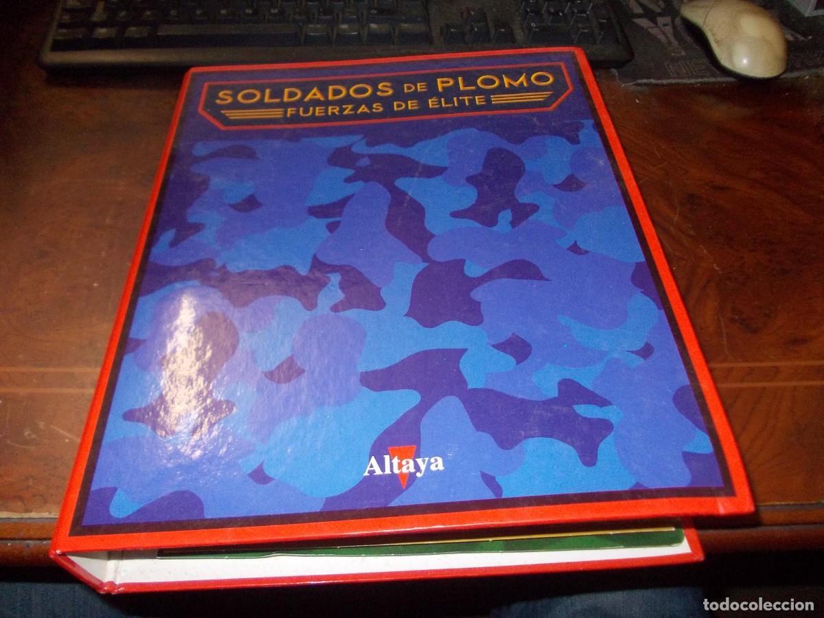 Juguetes Antiguos: Soldados de plomo. Archivador Fuerzas de Elite. Altaya