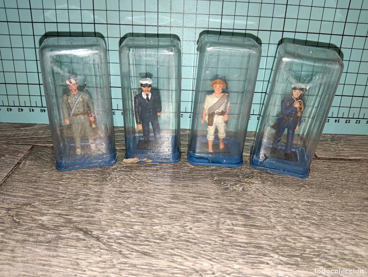 Juguetes Antiguos: Lote Figuras soldados de plomo Alymer MD a&ntilde;os 70