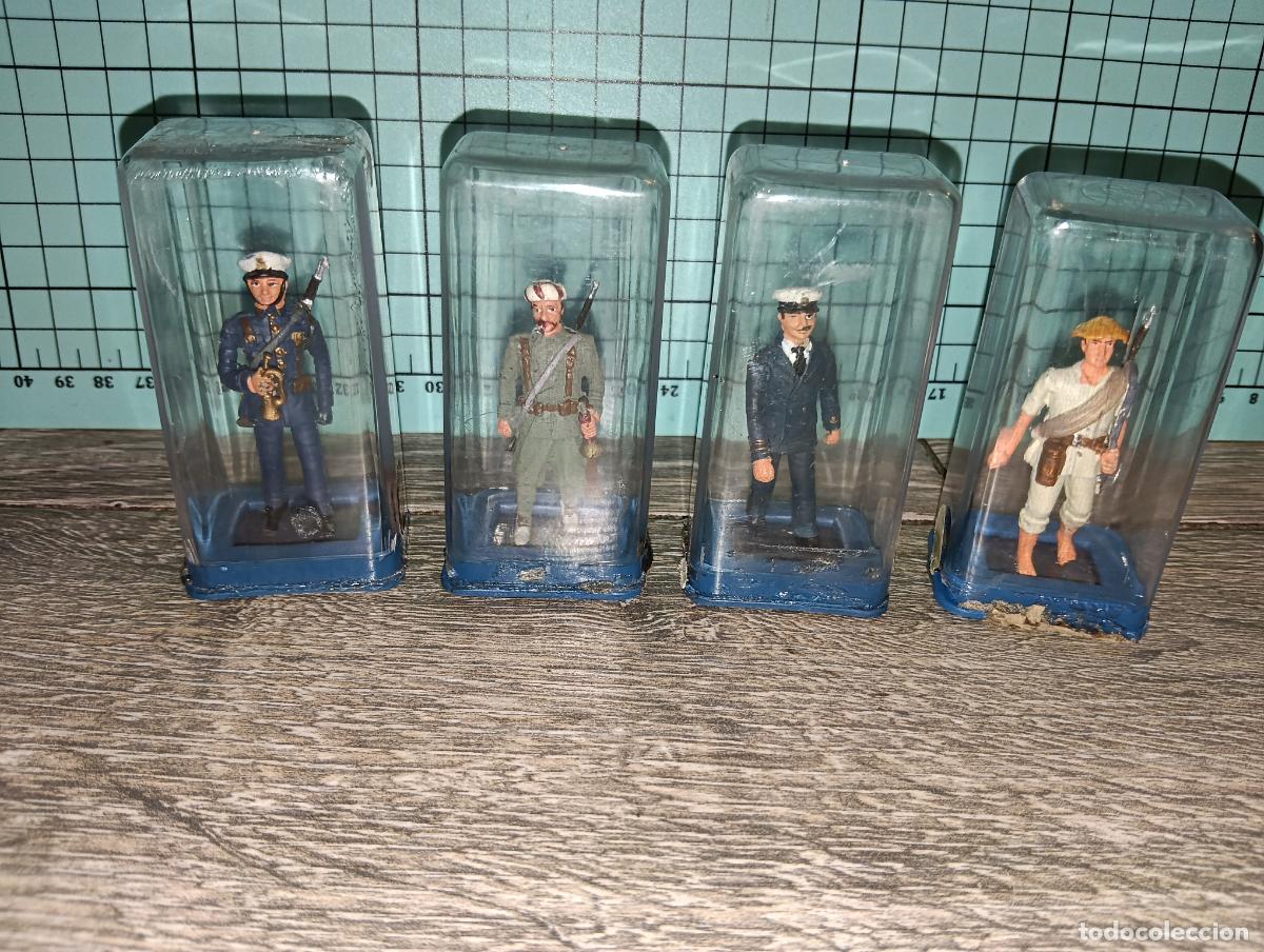 Juguetes Antiguos: Lote Figuras soldados de plomo Alymer MD a&ntilde;os 70