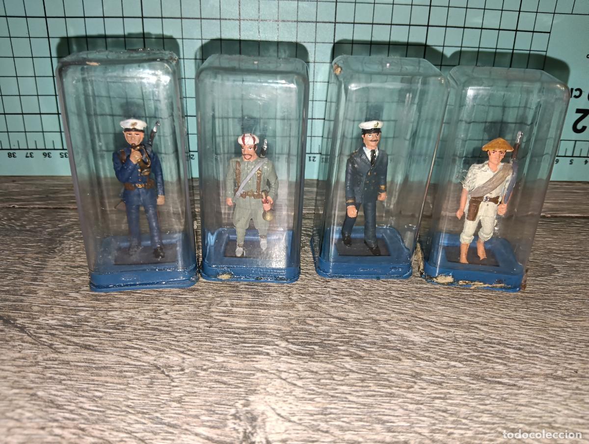 Juguetes Antiguos: Lote Figuras soldados de plomo Alymer MD a&ntilde;os 70