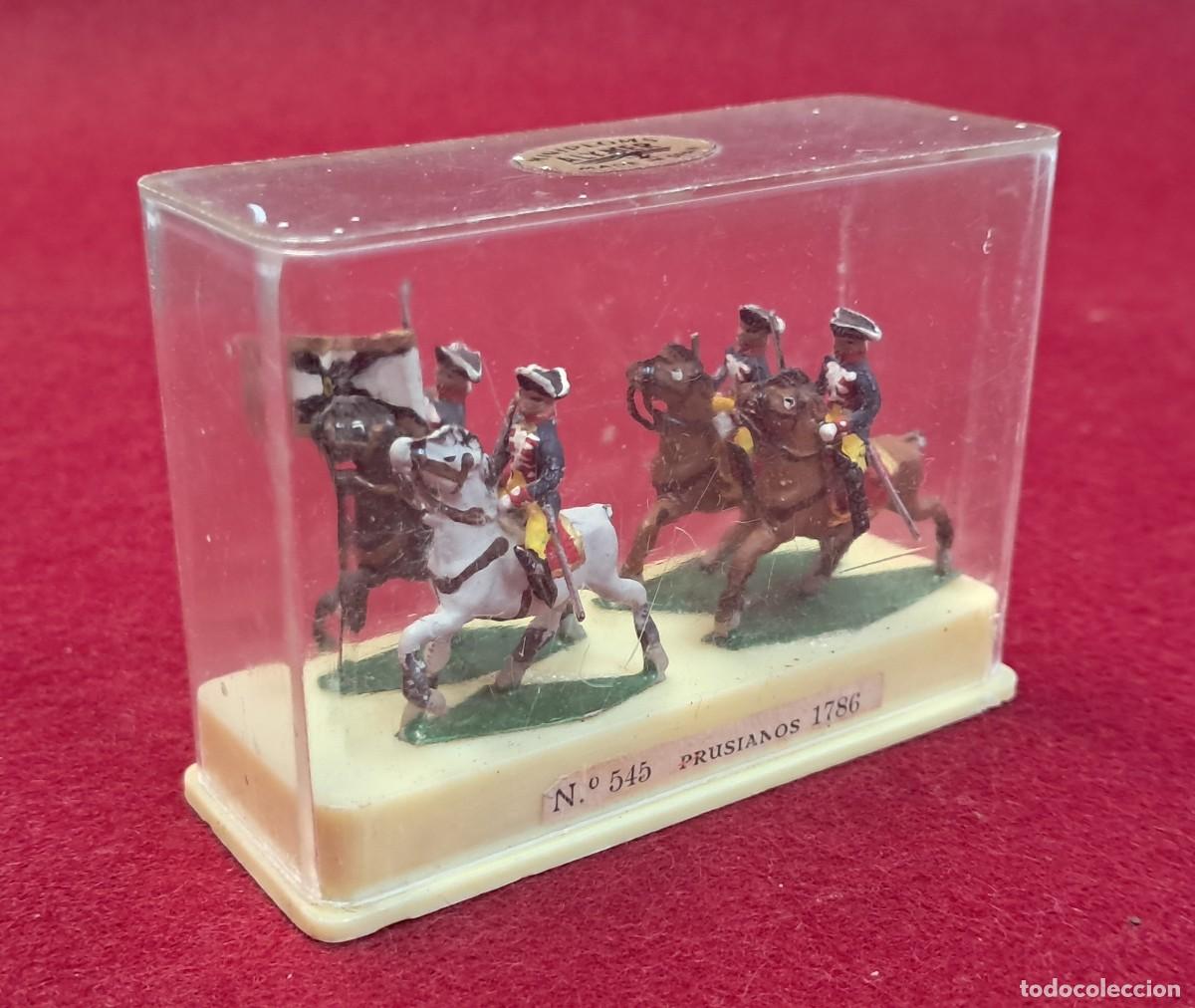 Juguetes Antiguos: SOLDADOS PLOMO N&ordm; 545 PRUSIANOS 1786 MINIPLONS ALYMER escala HO.