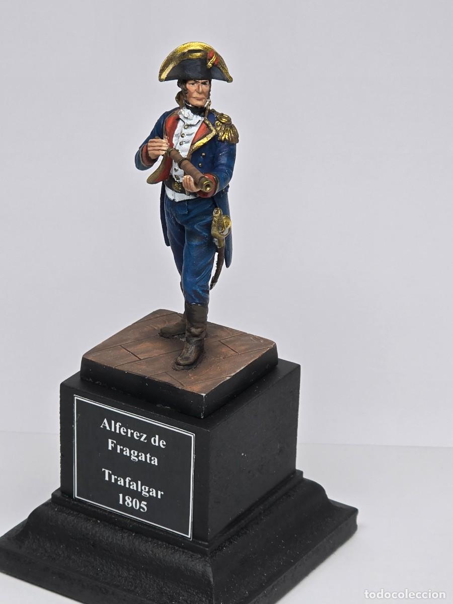 Jogos Antigos: Alf&eacute;rez Fragata Trafalgar 1805 54mm resina
