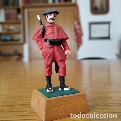 Juguetes Antiguos: VICENTE JULI&Aacute; CHAUVE - CARLISTA - FIGURA PLOMO SOLDADITO MINIATURA 54MM