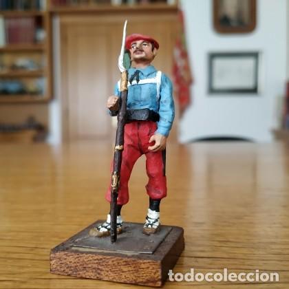 Juguetes Antiguos: VICENTE JULI&Aacute; CHAUVE - CARLISTA - FIGURA PLOMO SOLDADITO MINIATURA 54MM