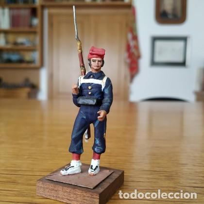 Juguetes Antiguos: VICENTE JULI&Aacute; CHAUVE - CARLISTA - FIGURA PLOMO SOLDADITO MINIATURA 54MM