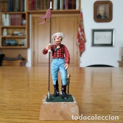Juguetes Antiguos: VICENTE JULI&Aacute; CHAUVE - CARLISTA - FIGURA PLOMO SOLDADITO MINIATURA 54MM