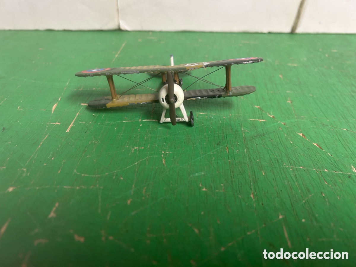 Juguetes Antiguos: AVION BIPLANO DE PLOMO FRANCES 12