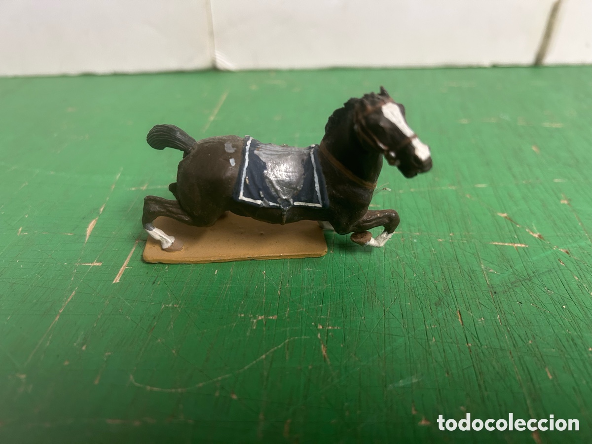 Juguetes Antiguos: CABALLO DE PLOMO DE CABALLERIA SIN GINETE