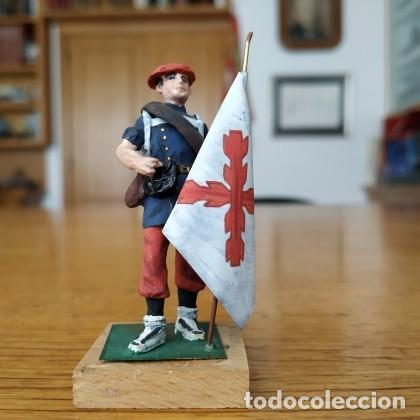 Juguetes Antiguos: VICENTE JULI&Aacute; CHAUVE - CARLISTA - FIGURA PLOMO SOLDADITO MINIATURA 54MM
