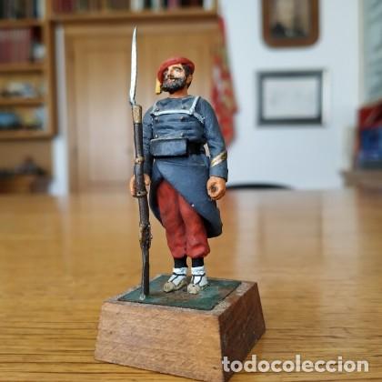 Juguetes Antiguos: VICENTE JULI&Aacute; CHAUVE - CARLISTA - FIGURA PLOMO SOLDADITO MINIATURA 54MM