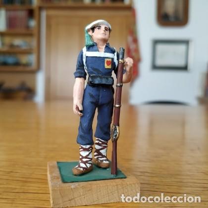 Juguetes Antiguos: VICENTE JULI&Aacute; CHAUVE - CARLISTA - FIGURA PLOMO SOLDADITO MINIATURA 54MM