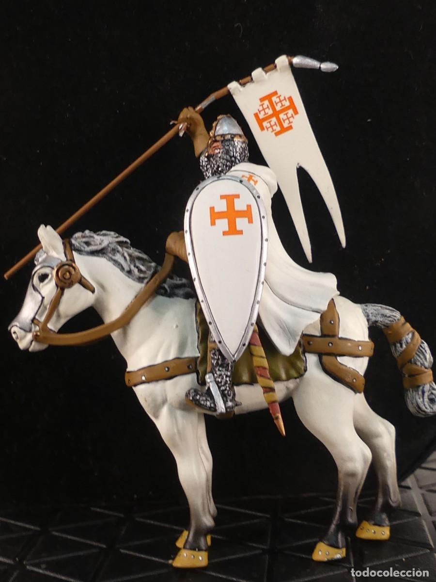 Jeux Anciens: FIGURA DE PLOMO GUERRERO MEDIEVAL SOBRE CABALLO &ndash; OBJETO DE COLECCI&Oacute;N