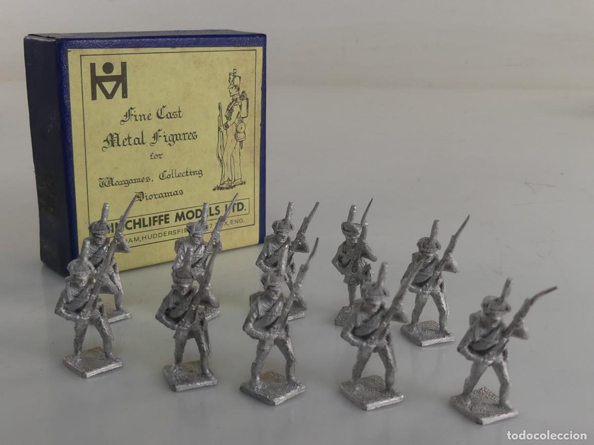 Jeux Anciens: SOLDADITOS DE PLOMO SIN PINTAR - HINCHLIFFE MODELS CON CAJA- 10 UNIDADES