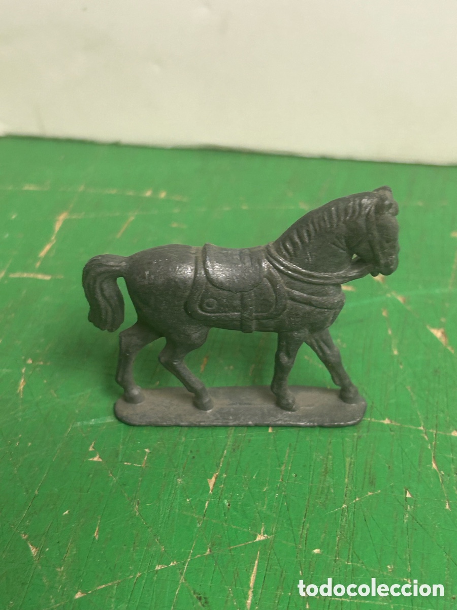 Juguetes Antiguos: CABALLO DE PLOMO ANTIGUO SIN DECORAR