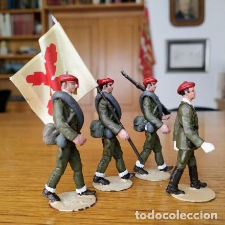Juguetes Antiguos: SOLDADO DE PLOMO - ALYMER 54MM - TERCIOS REQUETES CARLISTAS GUERRA CIVIL ESPA&Ntilde;OLA 1936-39 -54 MM