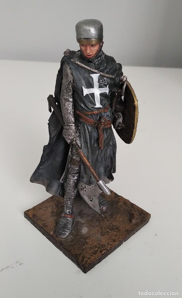 Jeux Anciens: PEGASO MODELS 90mm REF. SKU:90-043 CABALLERO HOSPITALARIO SIGLO XIII PINTADO (DESCATALOGADO)