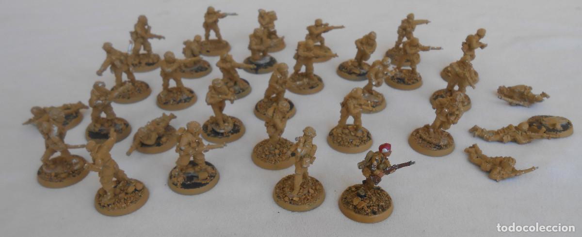 Juguetes Antiguos: LOTE 32 SOLDADOS BRITISH COMMADER 28MM METAL