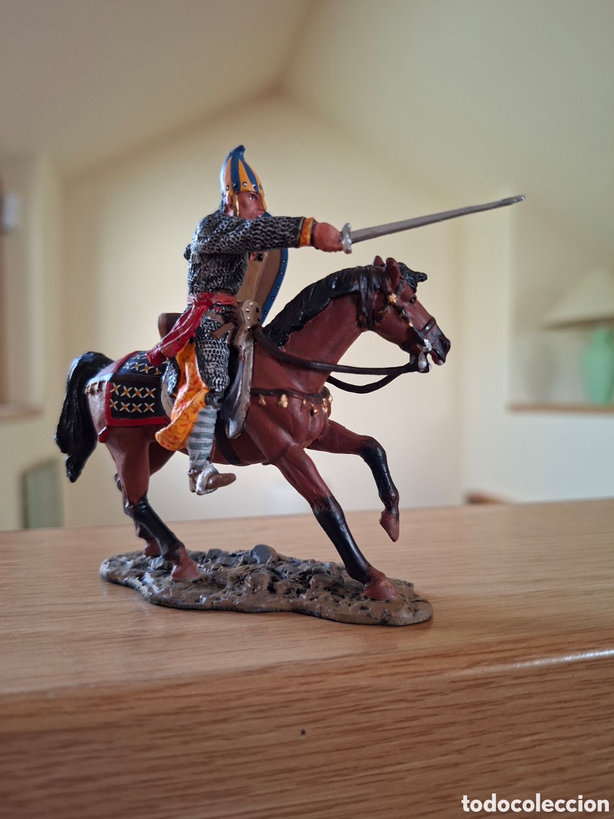 Juguetes Antiguos: FIGURA DE CABALLERO MEDIEVAL de DEL PRADO : CABALLERO NORMANDO DE SICILIA, siglo XII
