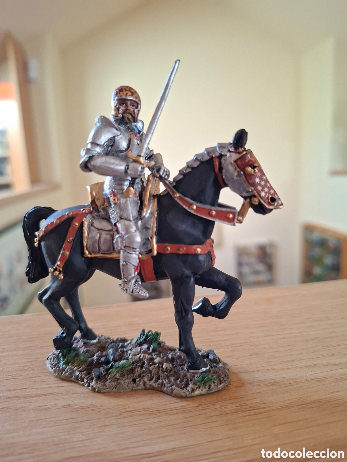 Juguetes Antiguos: FIGURA DE CABALLERO MEDIEVAL de DEL PRADO : FRANCISCO GONZAGA, FORNOVO 1495