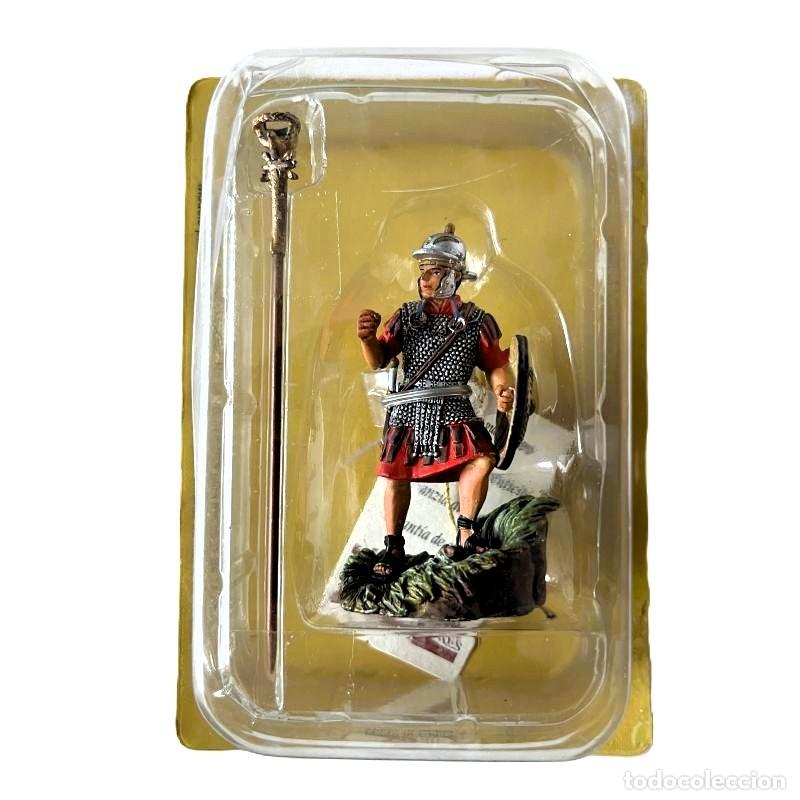 Juguetes Antiguos: AQUILIFER ROMANO EN PLOMO, SIGLO I d.C. GUERREROS DE LA ANTIGUEDAD. ALTAYA, ESCALA 1:32 (W-01)