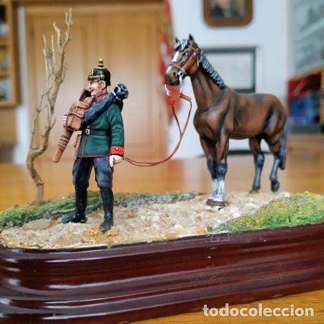 Juguetes Antiguos: SOLDADO DE PLOMO - DRAGON, IMPERIO ALEM&Aacute;N 1899 (PINTADO POR ARTURO)- 54MM - HECKER & GOROS - 54MM