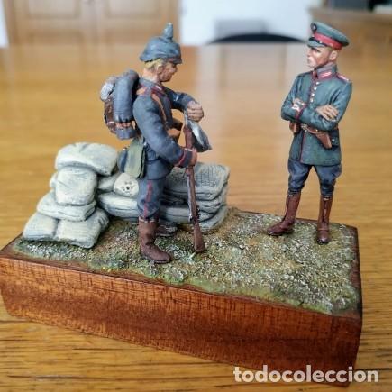 Juguetes Antiguos: SOLDADO DE PLOMO - 54MM - ALEMANES EN TRICHERA 1916 PRIMERA GUERRA MUNDIAL - NEW HOPE DESIGN