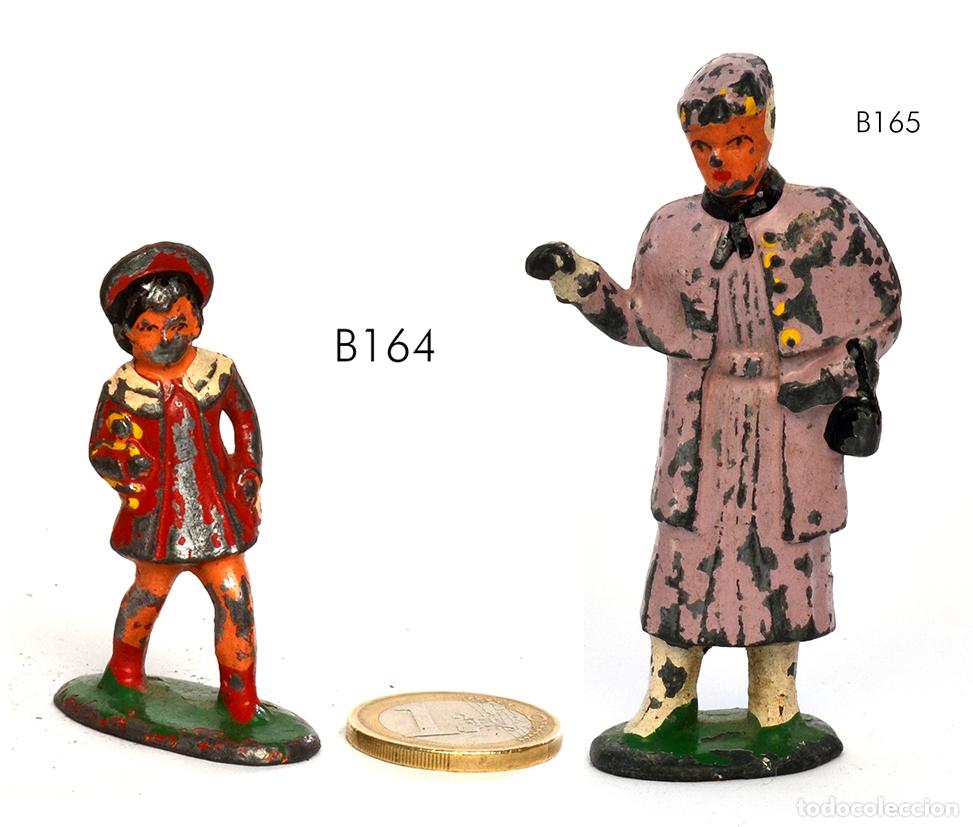 Juguetes Antiguos: LOTE DE ABUELA Y NIETA - BARCLAY - USA - 1950,S - HOLLOCAST