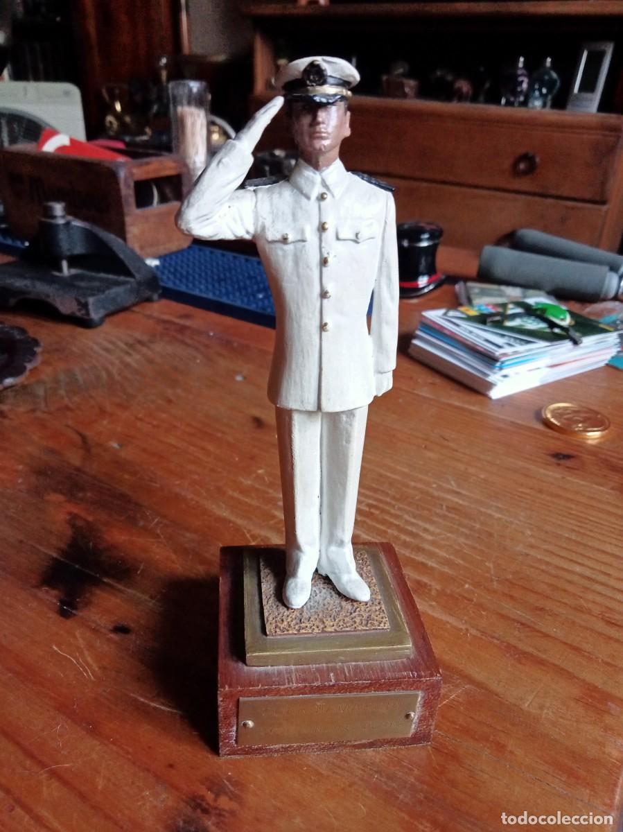 Juguetes Antiguos: ANTIGUO GUARDIMARNA DE PLOMO- 15 CMS DE ALTURA ESCUELA NAVAL MILITAR A&Ntilde;O 1920