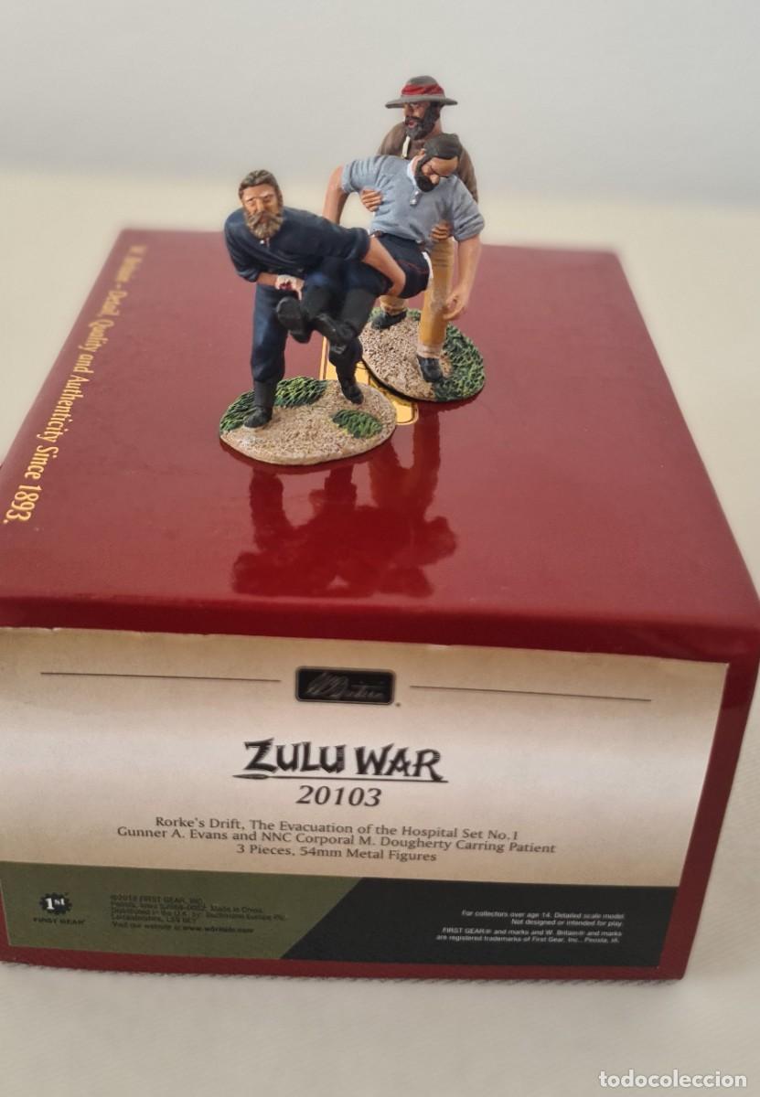 Altes Spielzeug: W. BRITAIN ZULU WAR REF. 20103 RORKE&acute;S DRIFT, THE EVACUATION OF THE HOSPITAL SET N&ordm; 1 (RETIRED)