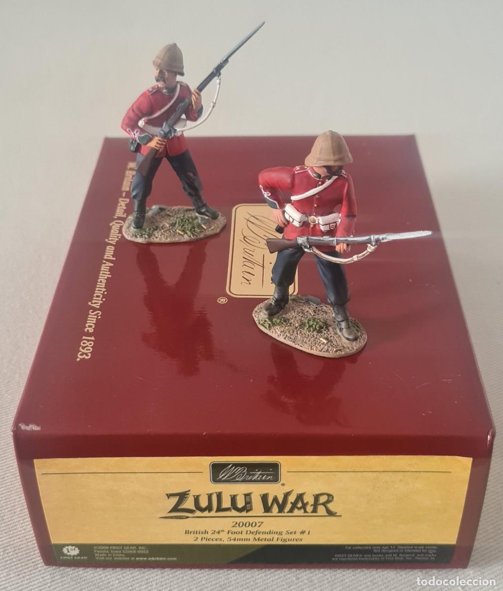 Altes Spielzeug: W. BRITAIN ZULU WAR REF. 20007 BRITISH 24th FOOT DEFENDING SET N&ordm; 1 (RETIRED) NO KING & COUNTRY