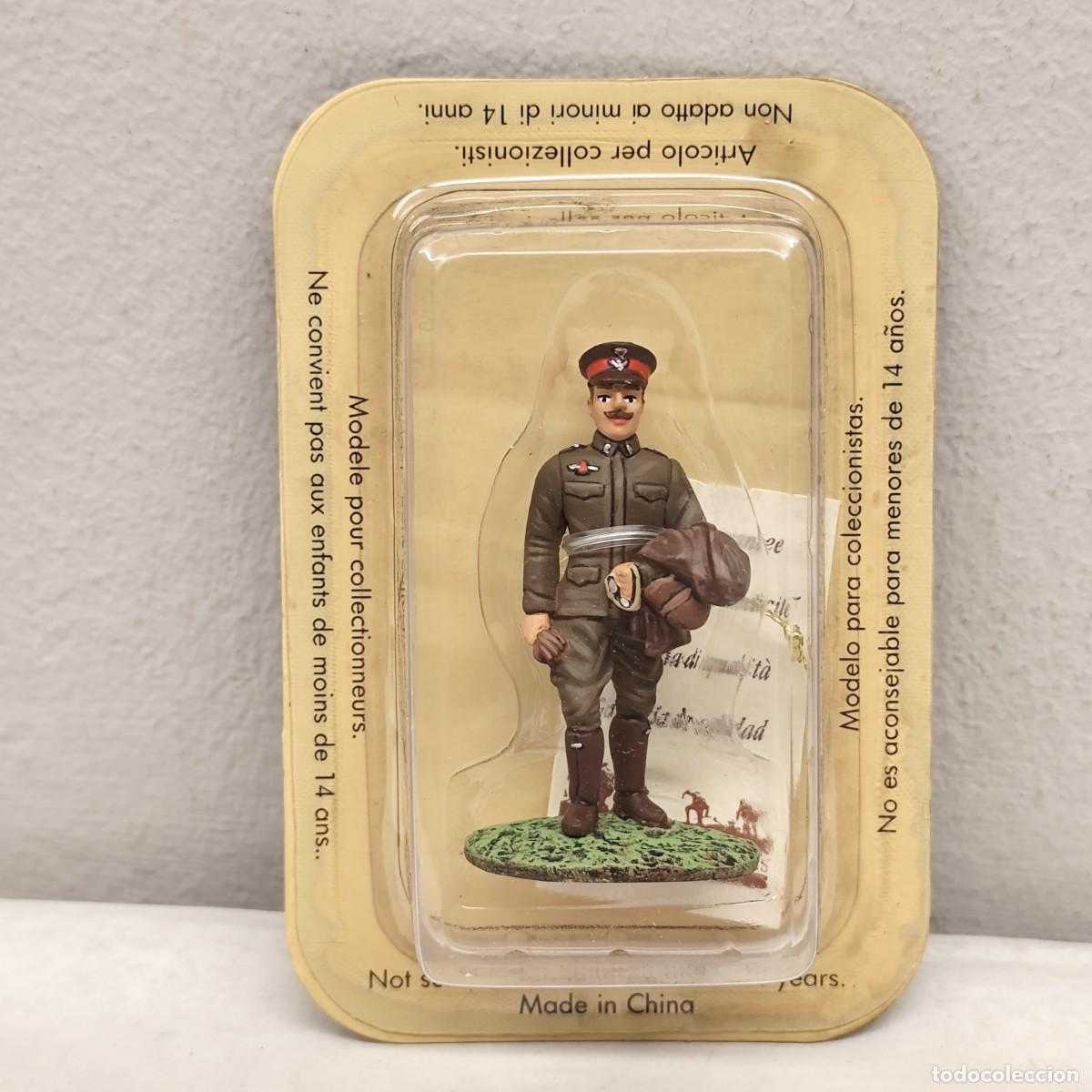 Juguetes antiguos: SOLDADITO DE PLOMO - FRONTLINE FIGURES - 65 MM - OFICIAL. SERVICIO DE AERON&Aacute;UTICA, 1913 / 735