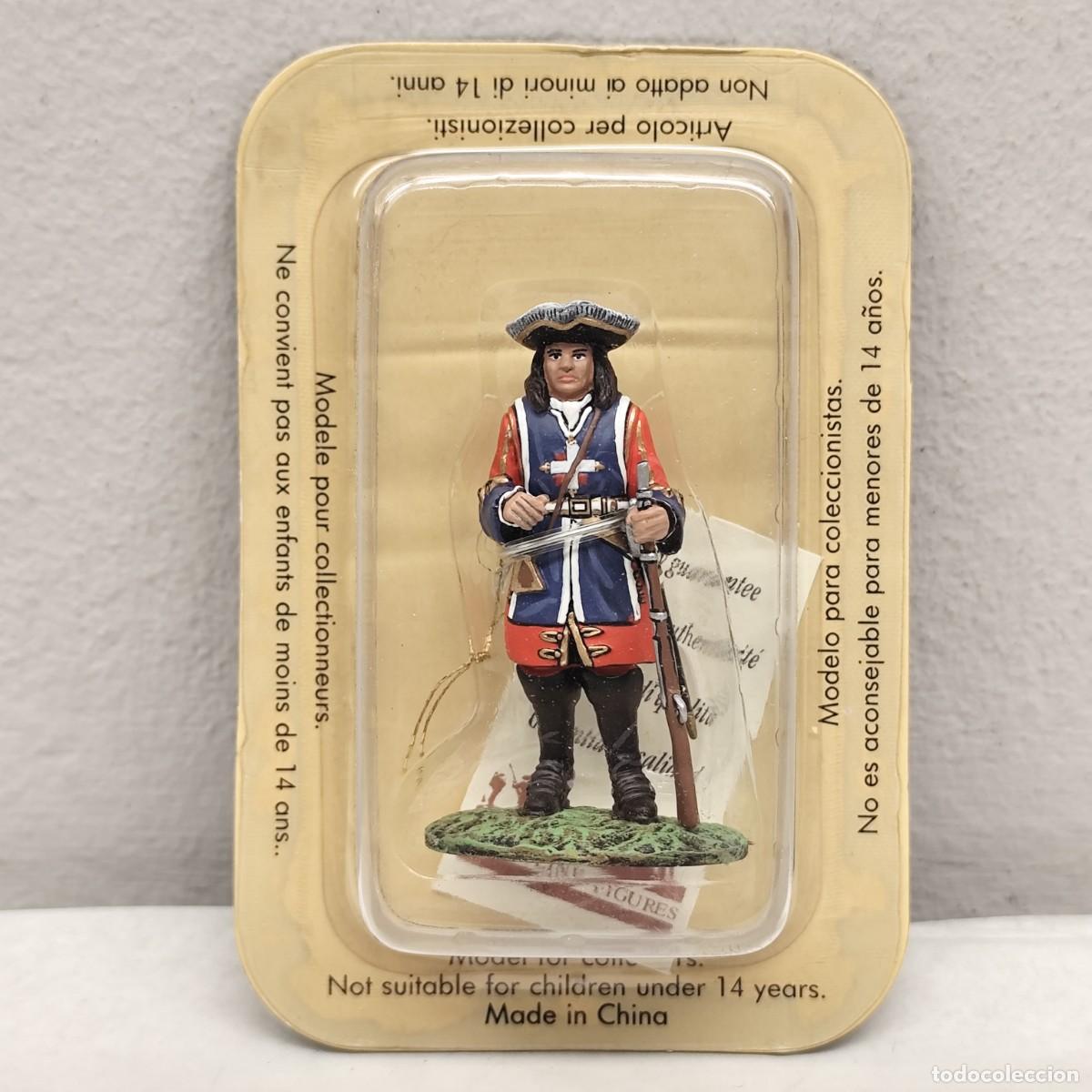 Juguetes Antiguos: SOLDADITO DE PLOMO - FRONTLINE FIGURES - 65 MM - MOSQUETERO DE LA GUARDIA DEL REY 1702-04 / 739