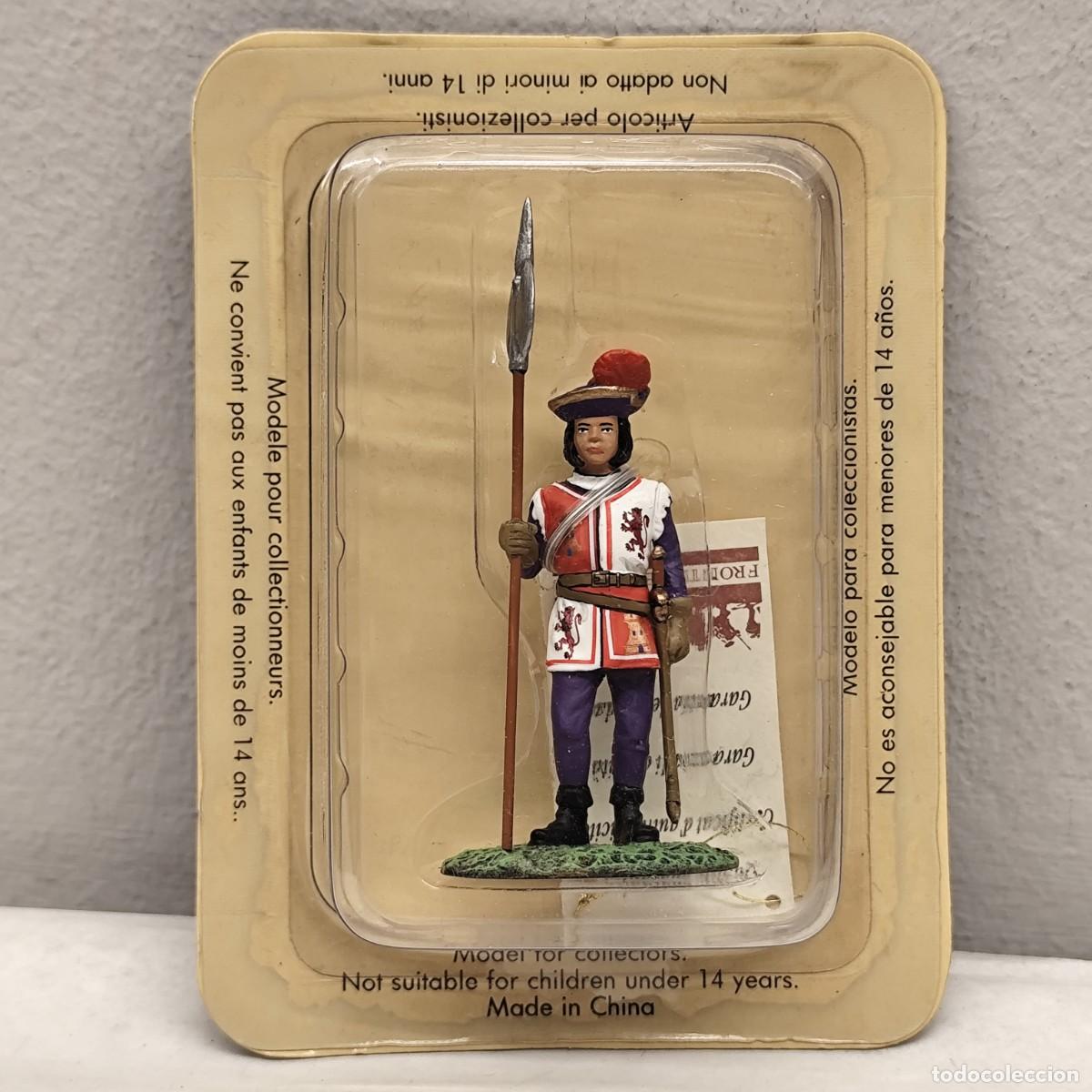 Juguetes Antiguos: SOLDADITO DE PLOMO -FRONTLINE FIGURES -80 MM -ALABARDERO DE LA GUARDIA FERNANDO CAT&Oacute;LICO 1505 / 740