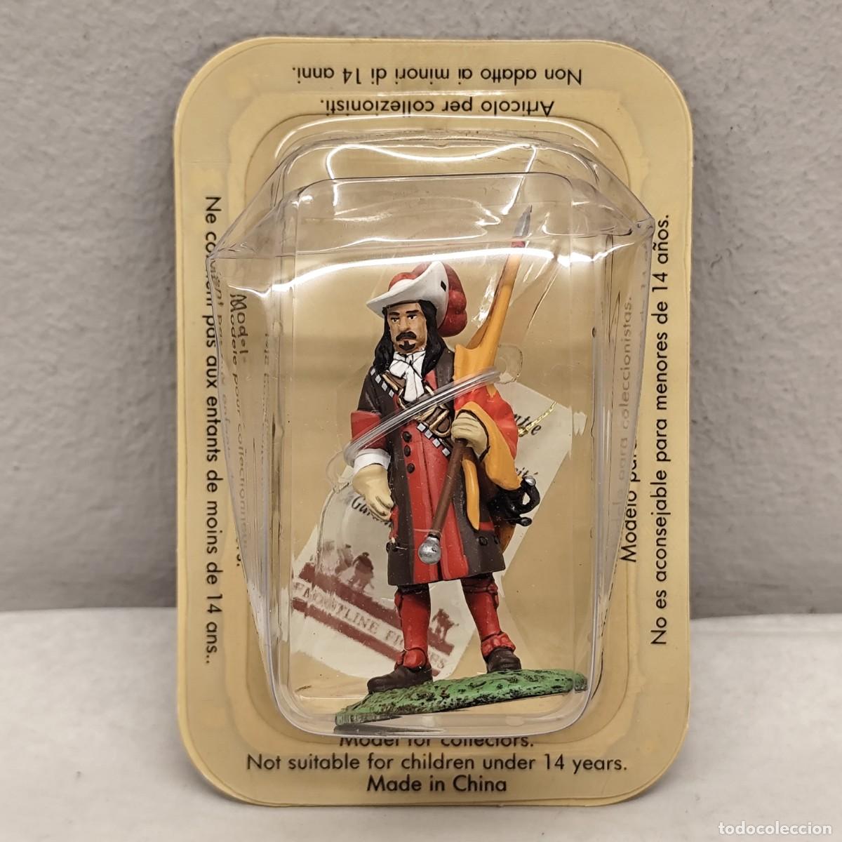 Juguetes Antiguos: SOLDADITO DE PLOMO - FRONTLINE FIGURES - 70 MM - ABANDERADO TERCIO PROVINCIAL DE SEVILLA 1700 / 742