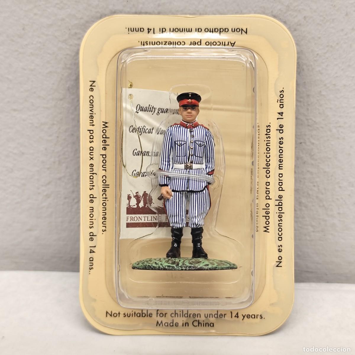 Juguetes Antiguos: SOLDADITO DE PLOMO - FRONTLINE FIGURES - 60 MM - MEC&Aacute;NICO CONDUCTOR DE ARTILLER&Iacute;A, 1911 / 744