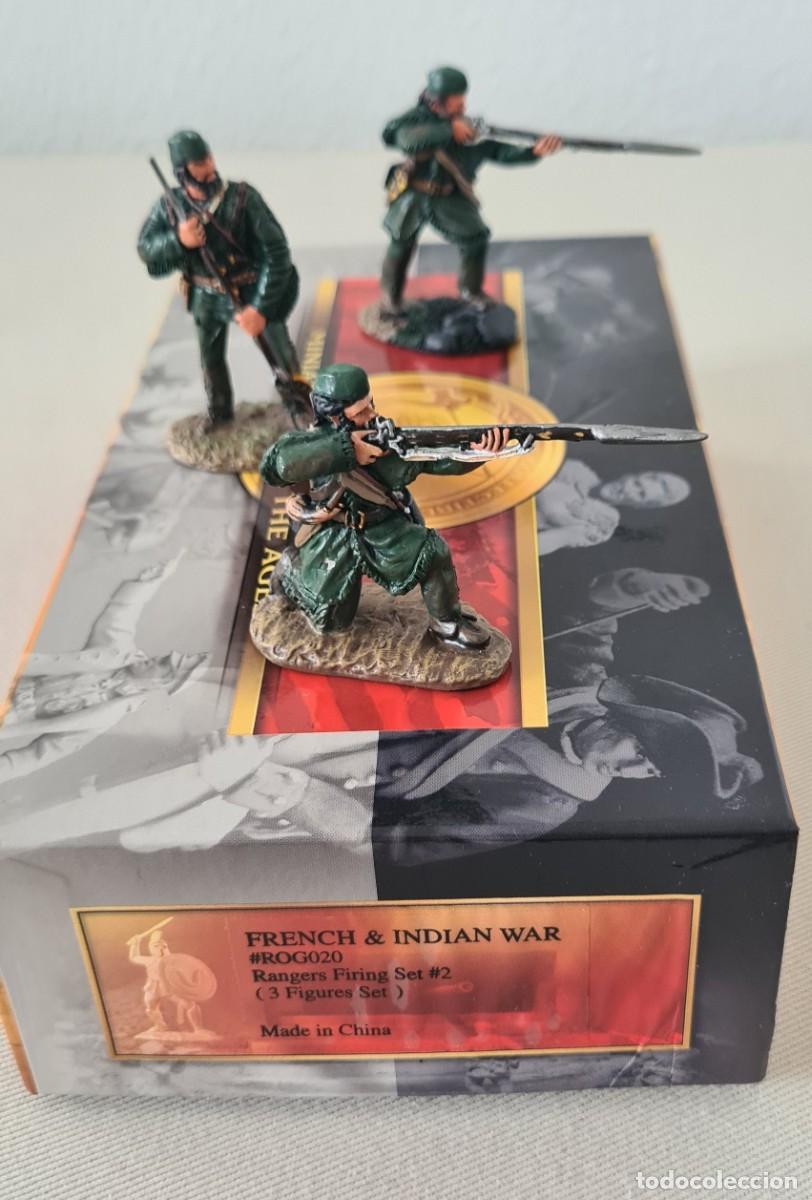 Jeux Anciens: CONTE COLLECTIBLES FRENCH & INDIAN WAR ROG020 RANGERS FIRING SET N&ordm; 2 (RETIRED) NO KING & COUNTRY