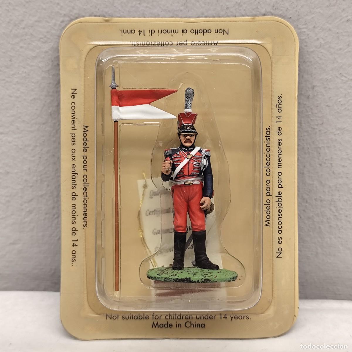 Juguetes Antiguos: SOLDADITO DE PLOMO - FRONTLINE FIGURES - 75 MM - LANCERO DE LA GUARDA REAL, 1830 / 750