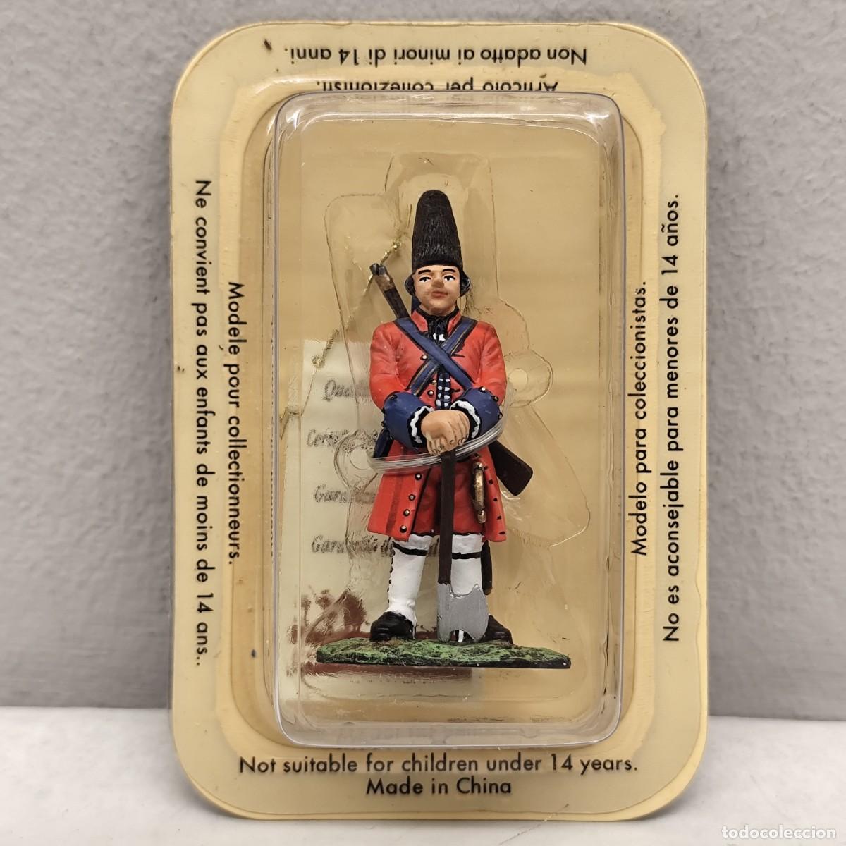 Juguetes Antiguos: SOLDADITO DE PLOMO - FRONTLINE FIGURES - 65 MM -SOLDADO. BATALL&Oacute;N DEL COMERCIO DE M&Eacute;JICO, 1740 / 767