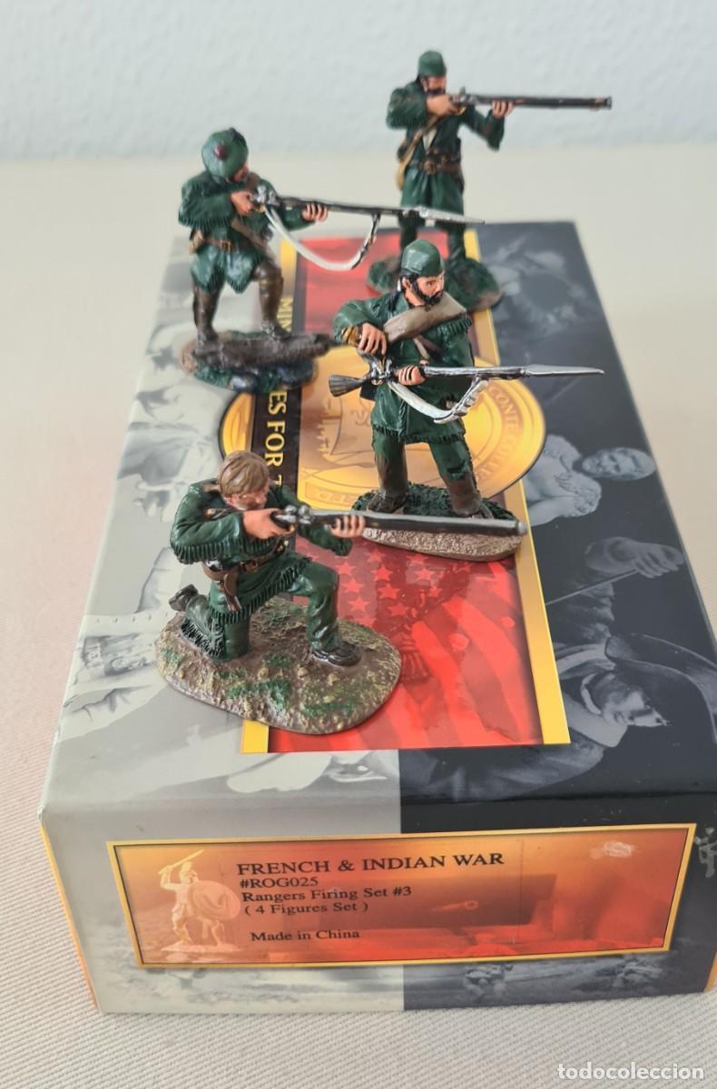 Altes Spielzeug: CONTE COLLECTIBLES FRENCH & INDIAN WAR ROG025 RANGERS FIRING SET N&ordm; 3 (RETIRED) no king & country