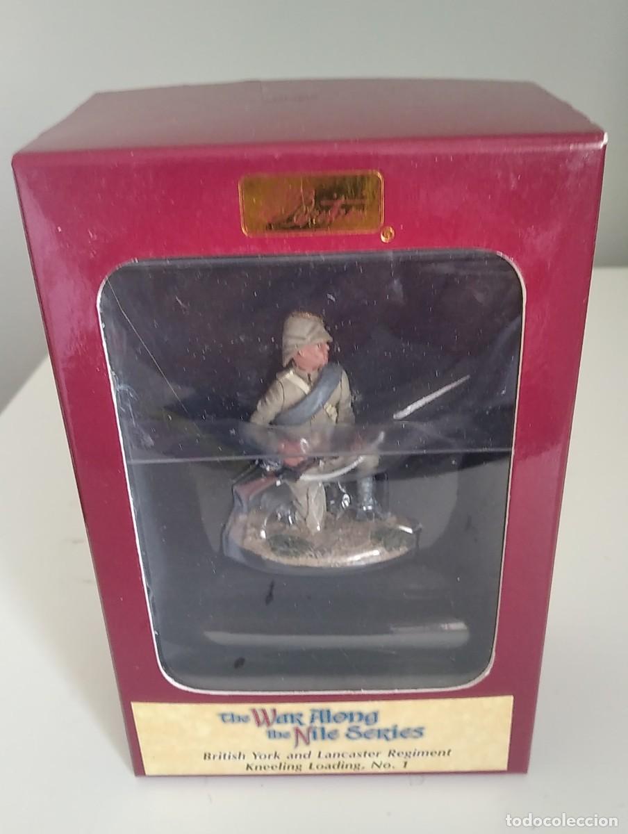 Altes Spielzeug: W. BRITAIN THE NILE SERIES 27029 BRITISH YORK AND LANCASTER REGIMENT KNEELING LOADING N&ordm; 1