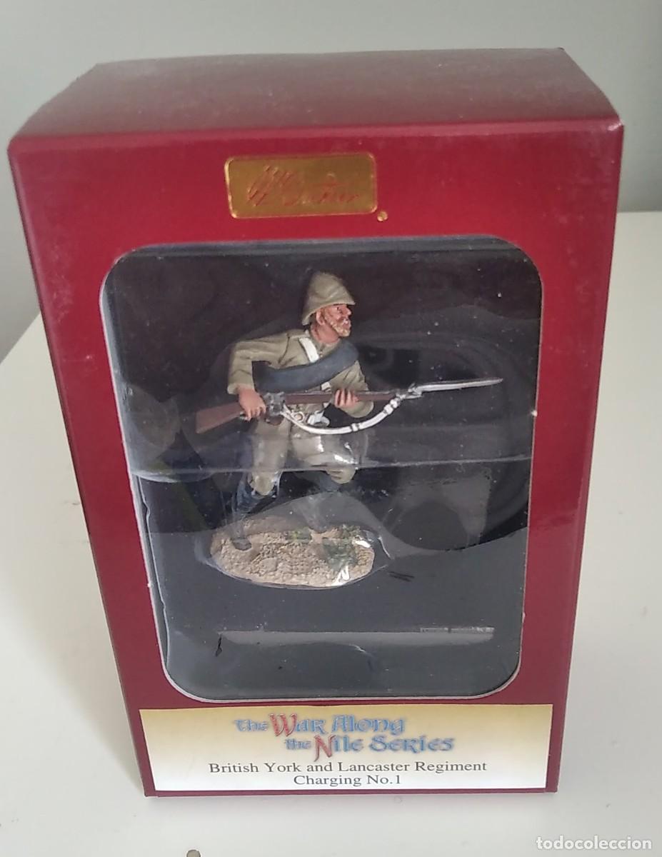 Altes Spielzeug: W. BRITAIN THE NILE SERIES 27036 BRITISH YORK AND LANCASTER REGIMENT CHARGING N&ordm; 1