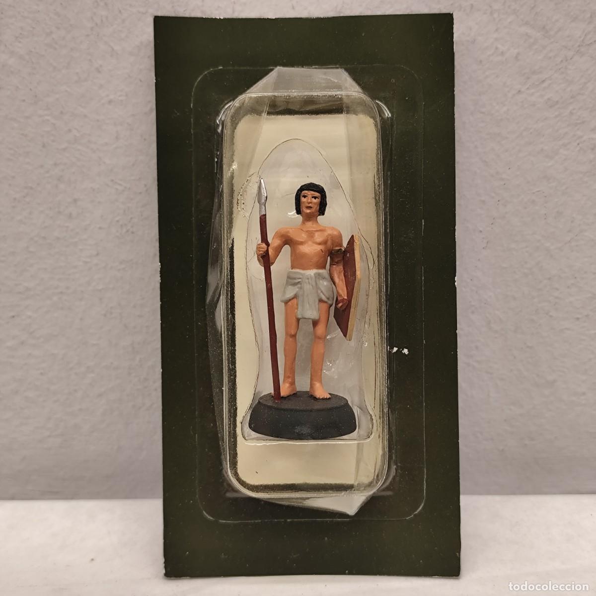 Juguetes Antiguos: SOLDADITO DE PLOMO - RBA EDITORES - ALMIRALL PALOU - SOLDADO EGIPCIO X DINASTIA - 55 MM / 805