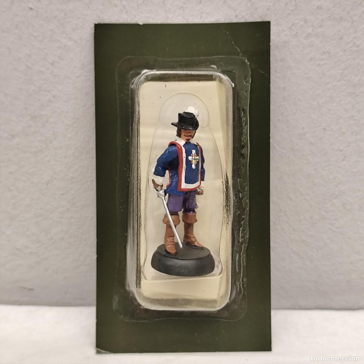 Juguetes Antiguos: SOLDADITO DE PLOMO - RBA EDITORES - ALMIRALL PALOU - MOSQUETERO GUARDIA DEL REY - 60 MM / 807
