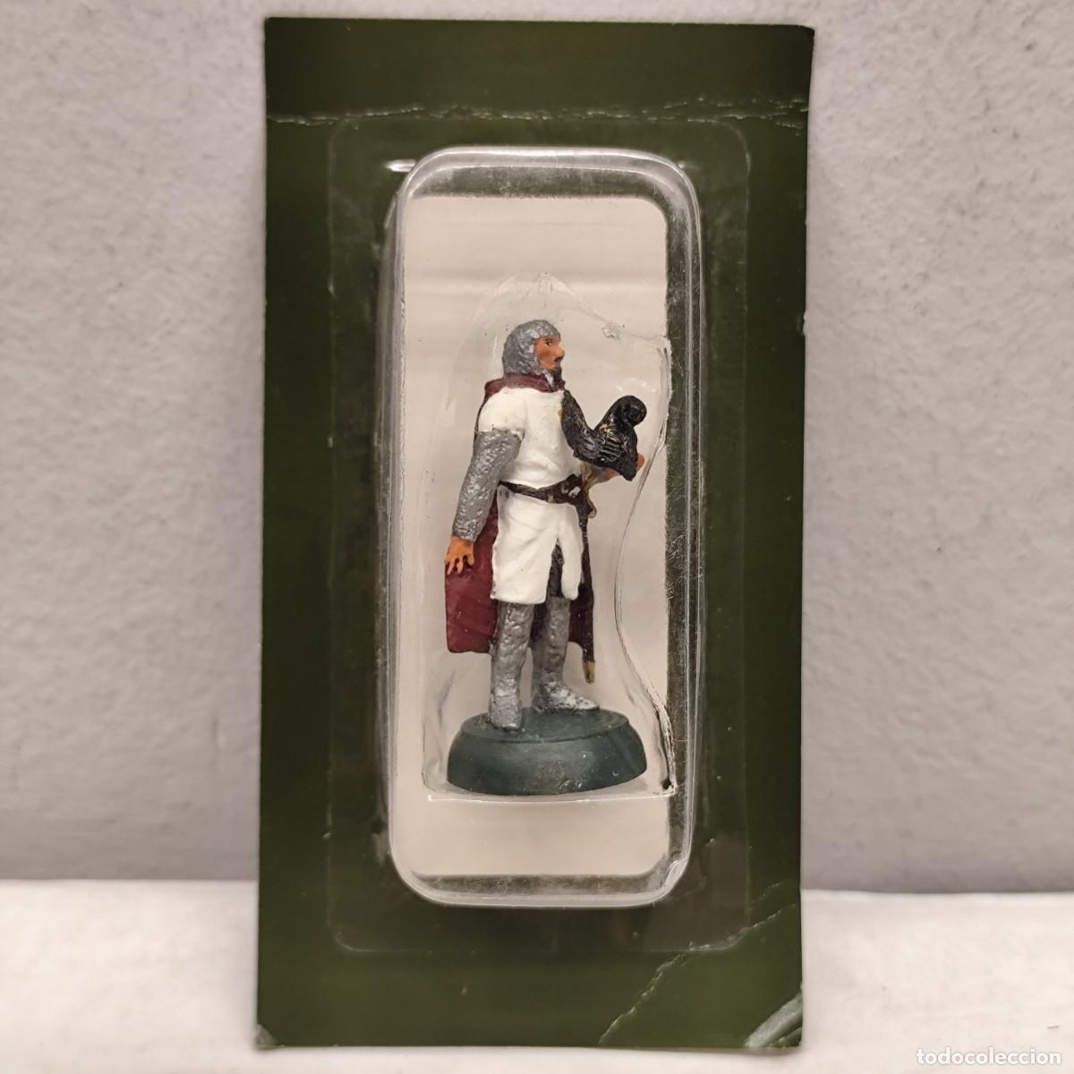 Juguetes Antiguos: SOLDADITO DE PLOMO - RBA EDITORES - ALMIRALL PALOU - CABALLERO MEDIEVAL - 55 MM / 812