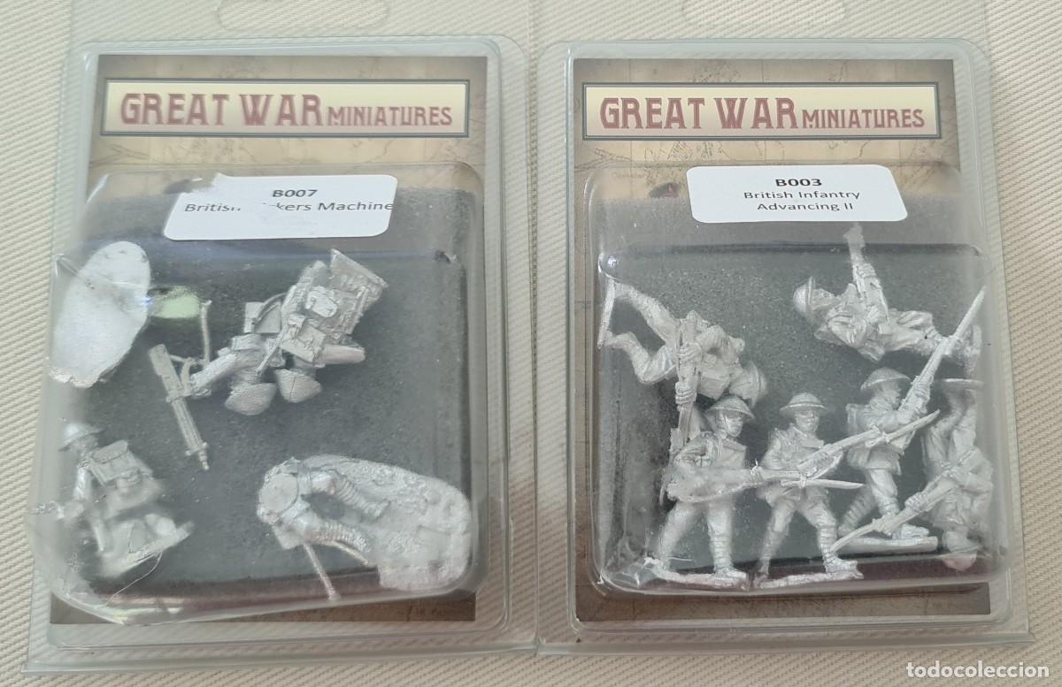 Juguetes Antiguos: 28mm GREAT WAR MINIATURES WWI B003 y B007