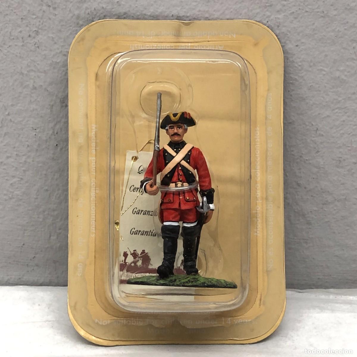 Juguetes Antiguos: SOLDADITO DE PLOMO - CABALLER&Iacute;A DE L&Iacute;NEA, REGIMIENTO ESPA&Ntilde;A - 1760 - FRONTLINE FIGURES - 60 MM / 920